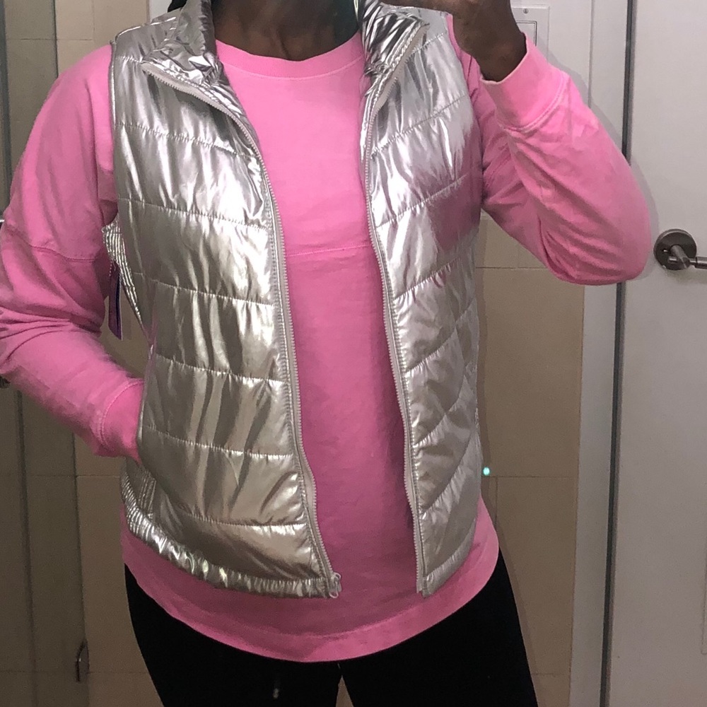 Silver Vest from JC Penny